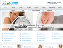 Tablet Screenshot of dukanadieta.pl